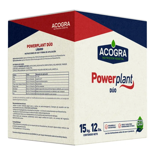 Envase de Powerplant Dúo