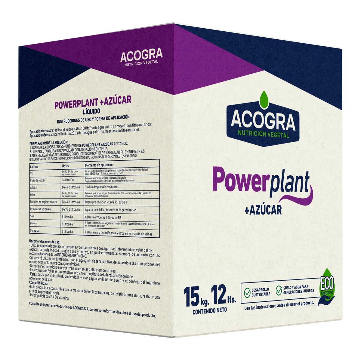 Envase original de Powerplant +Azúcar